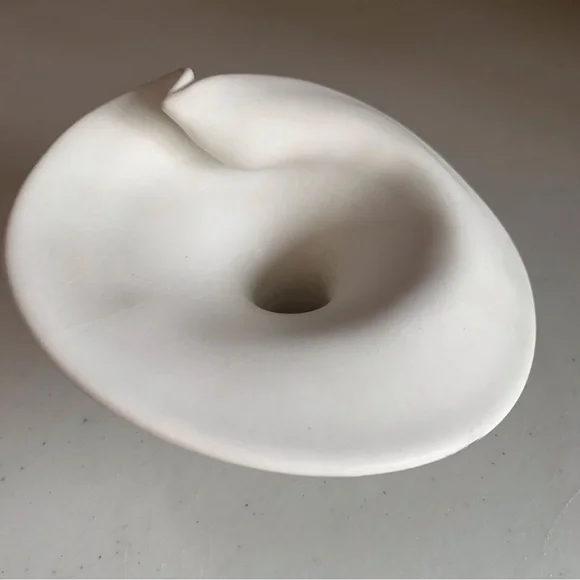 Set of 3 Calla Lily Tapered Candle Holders Studio Artist Pottery signed - Picture 8 of 10